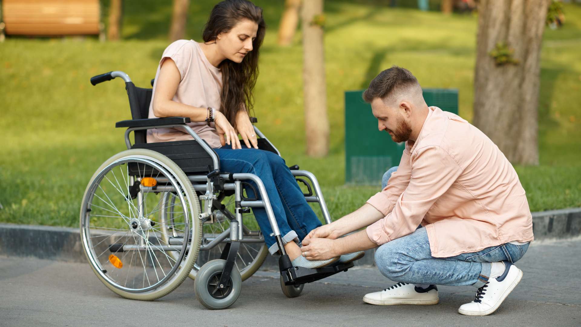Support worker assisting participant with everyday activities